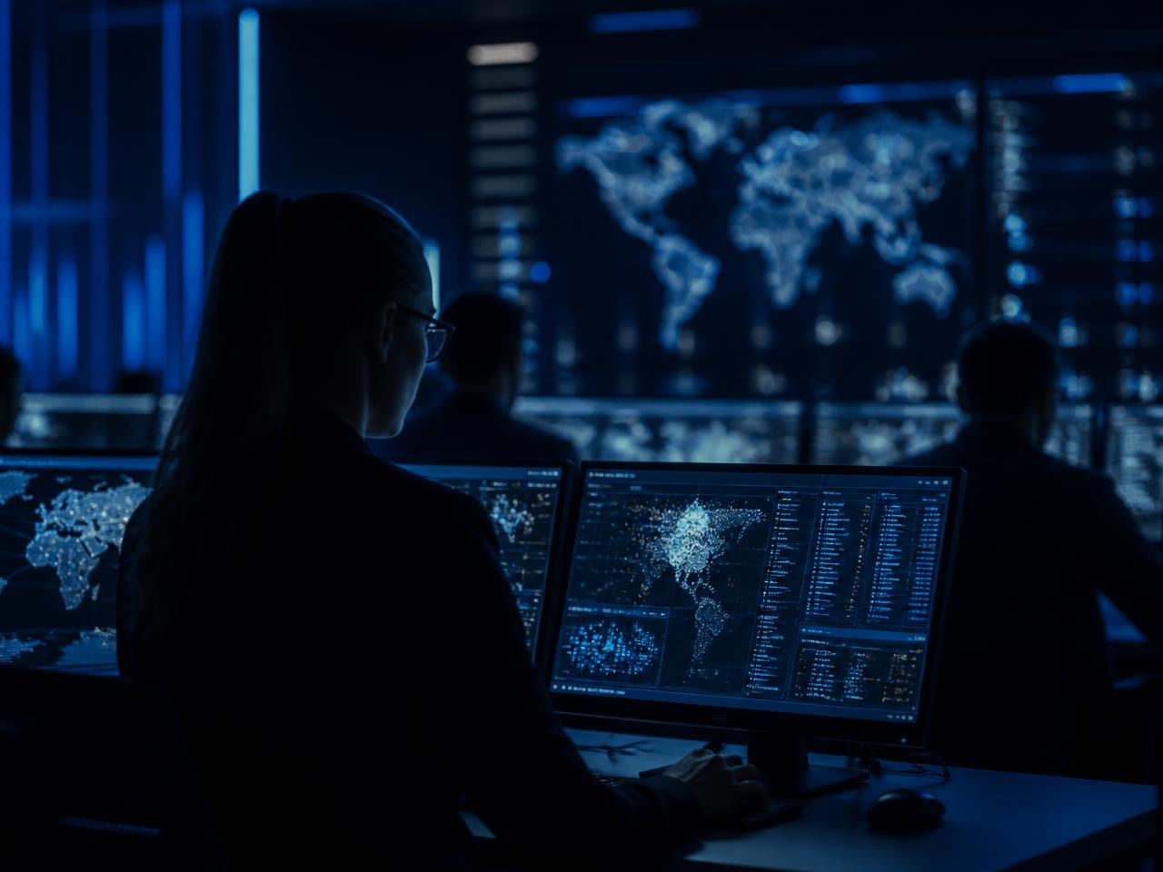 Nexbt engineers monitoring distributed systems in an operations room